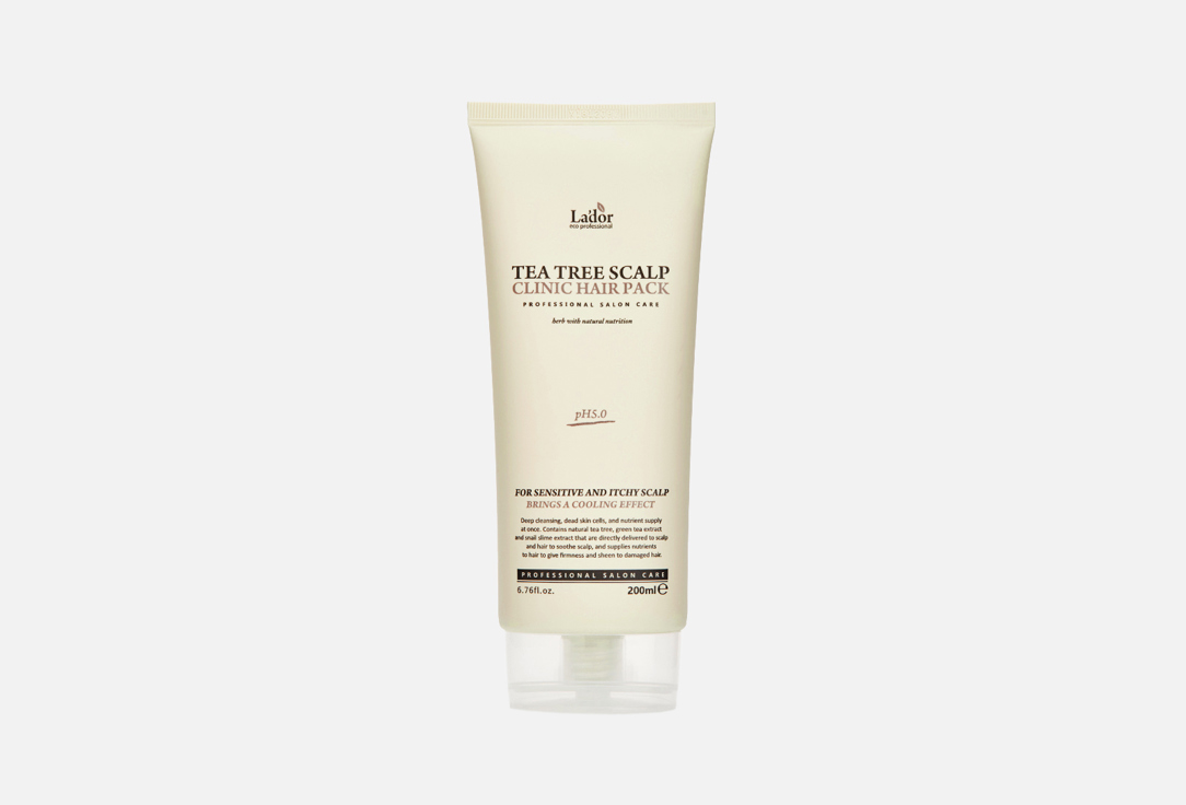 Маска-пилинг для кожи головы с чайным деревом Lador Tea Tree Scalp Hair Pack 