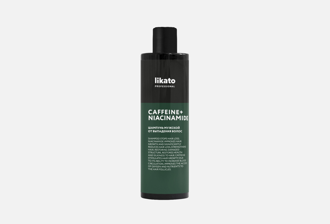 Шампунь мужской от выпадения волос Likato Professional Men`s shampoo caffeine + niacinamide 