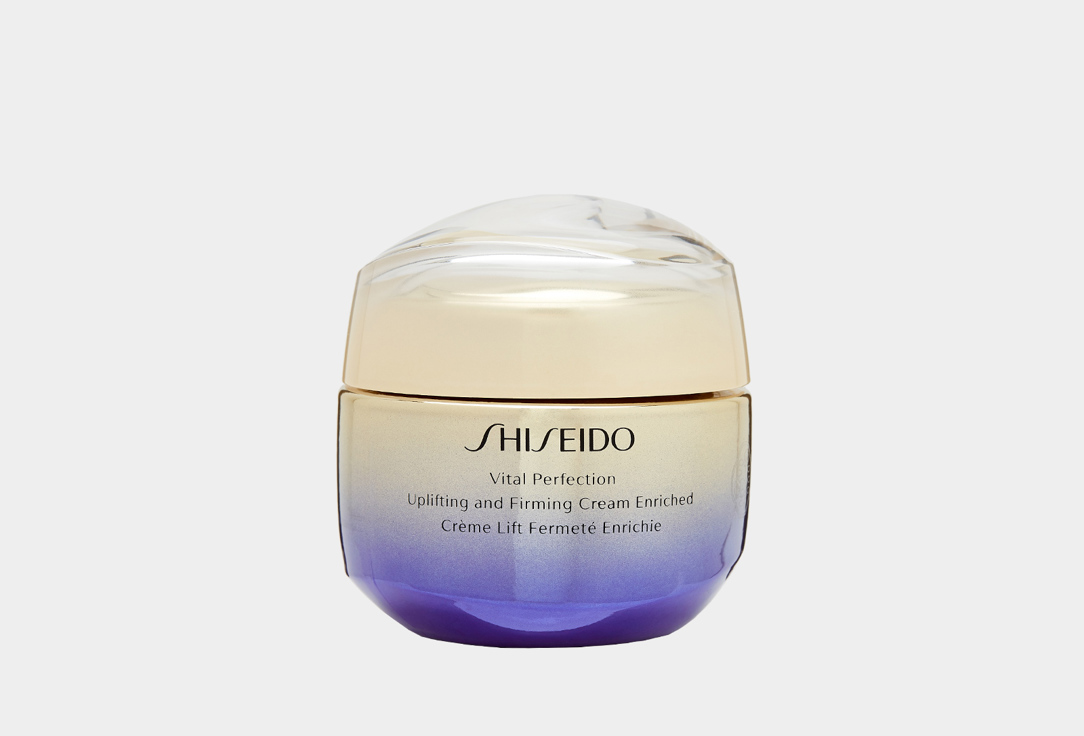 Питательный лифтинг-крем, повышающий упругость кожи SHISEIDO VITAL PERFECTION UPLIFTING AND FIRMING CREAM ENRICHED 50 мл shiseido крем для тела повышающий упругость кожи