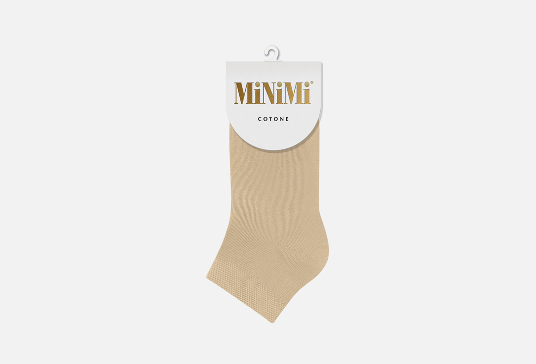 Носки укороченные MiNiMi бежевые 