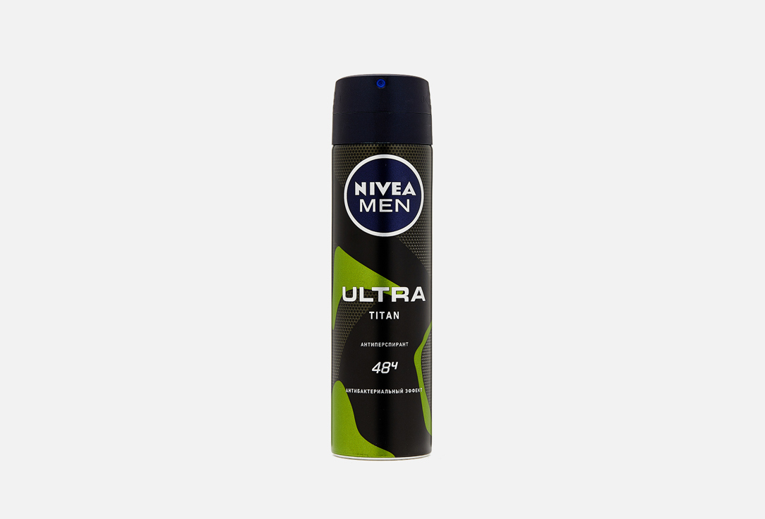 Дезодорант-антиперспирант спрей с антибактериальным эффектом NIVEA Men ULTRA TITAN 150 мл дезодорант спрей nivea men антиперспирант спрей ultra titan