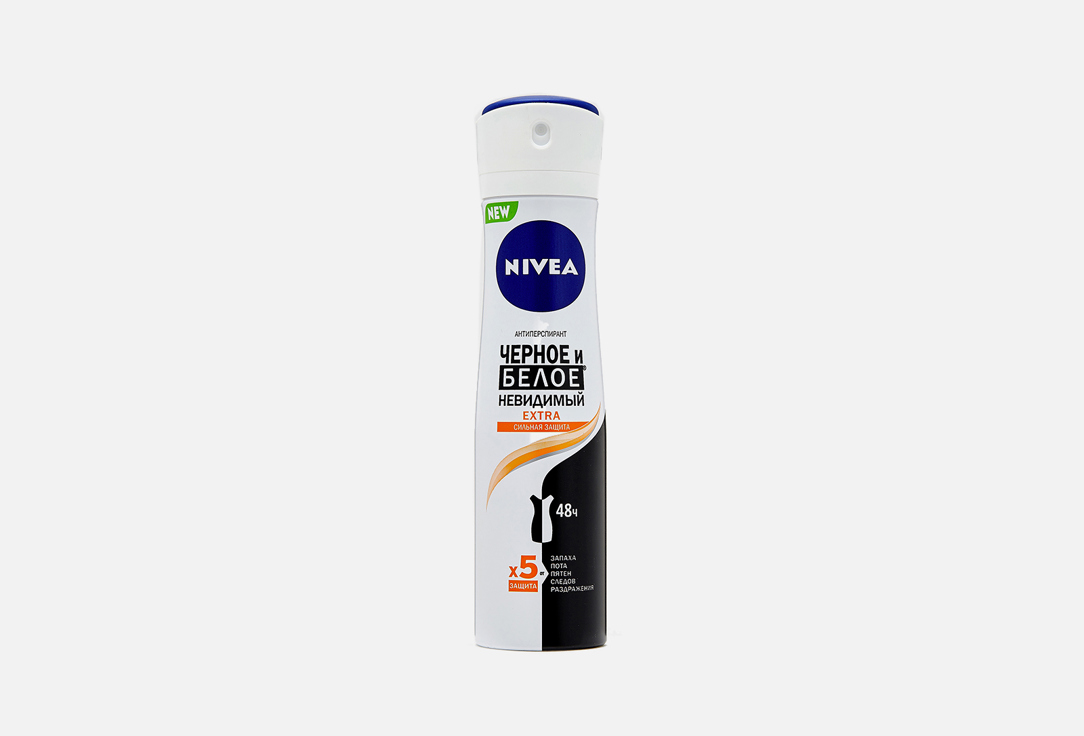 Дезодорант-антиперспирант спрей  NIVEA Черное и Белое Невидимый EXTRA 