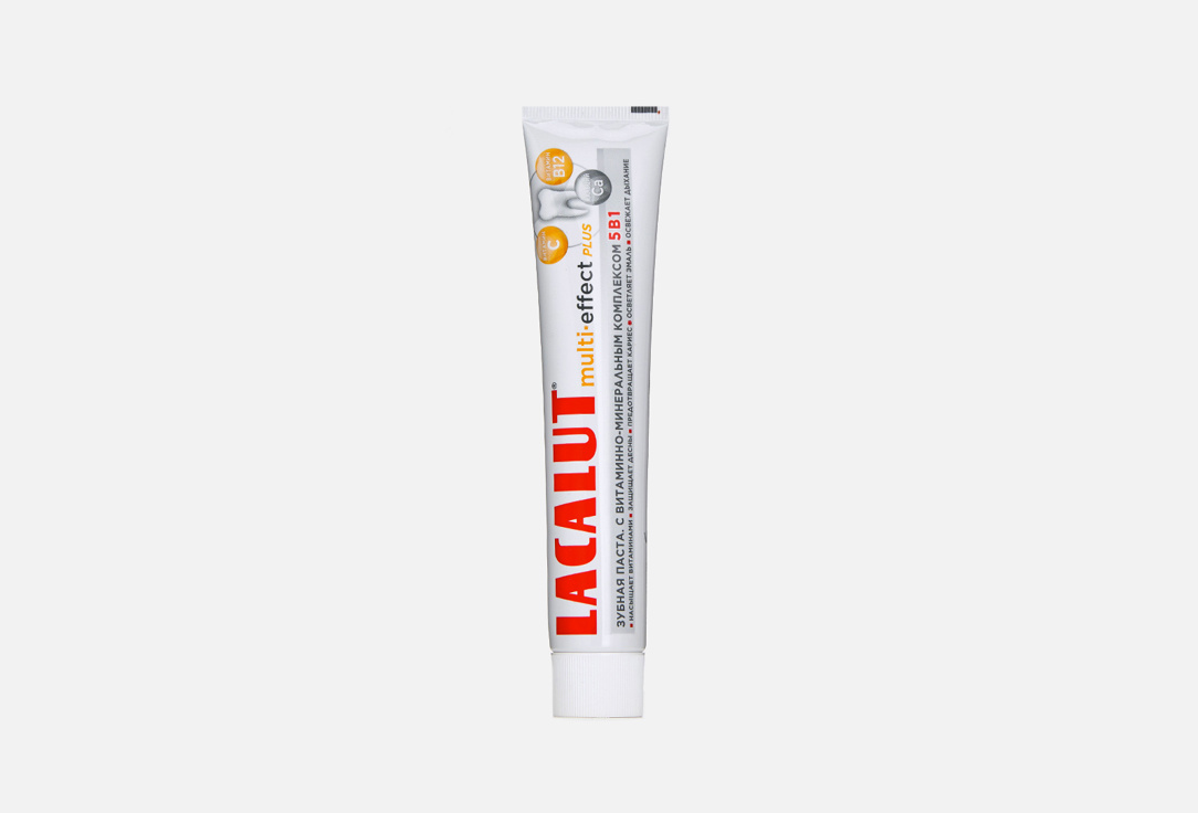 Зубная паста LACALUT Multi-effect plus 75 мл паста зубная для ежедневного применения aktiv plus lacalut лакалют 75мл