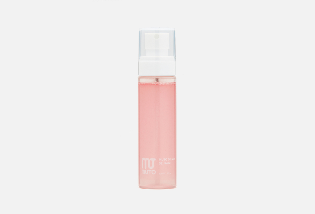 цена Двухфазный мист для лица с розовой водой MUTO Oil Mist 02.Rose 80 мл