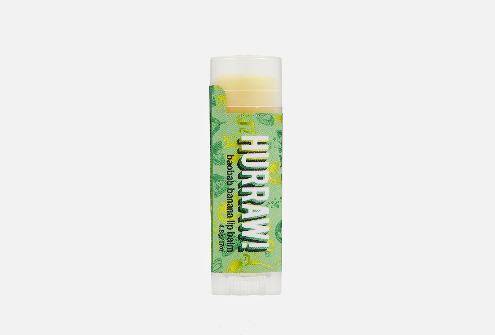 HURRAW! Lip Balm Baobab Banana – Natürlicher Lippenbalsam Mit Vitamin C, Feuchtigkeitsspendend
