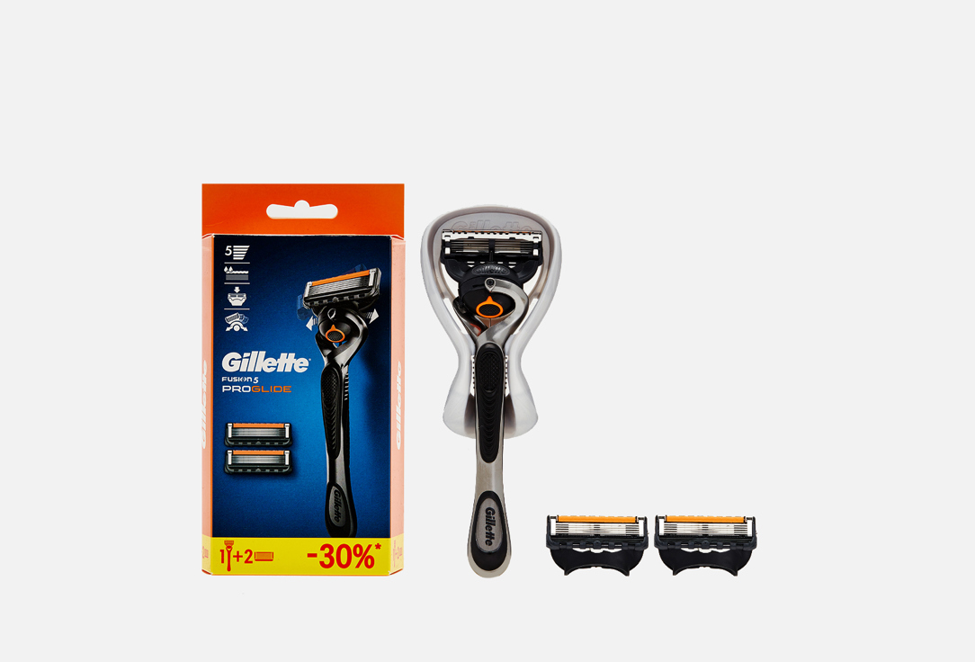 Изображение товара Бритва + 3 сменные кассеты Gillette ProGlide Flexball в ассортименте