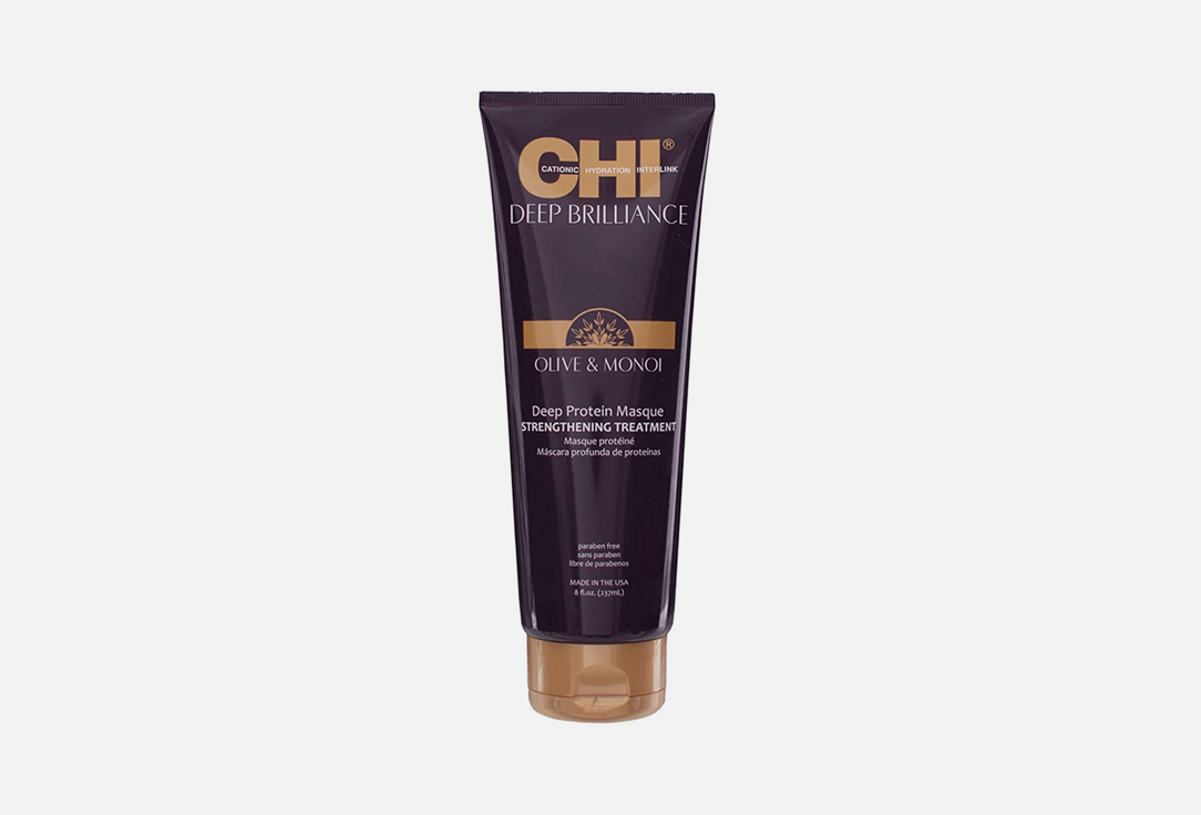 Маска протеиновая для волос CHI Deep Brilliance Protein Mask 237 мл помада для укладки волос chi deep brilliance 54 гр