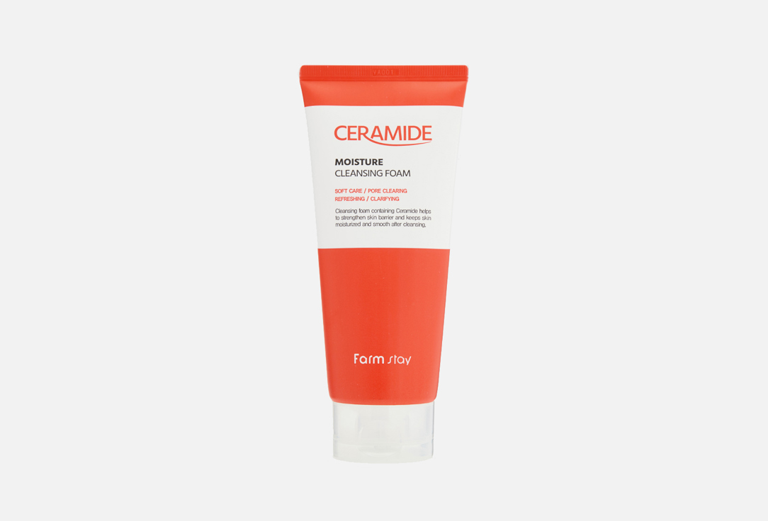 Изображение товара Увлажняющая очищающая пенка с керамидами Farm Stay Ceramide Moisture Cleansing Foam