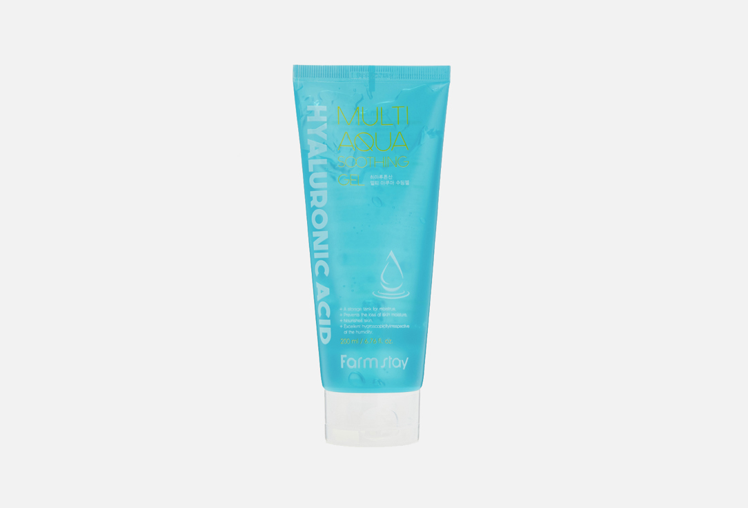

Многофункциональный успокаивающий гель с гиалуроновой кислотой FARM STAY, Hyaluronic Acid Multi Aqua Soothing Gel 200 мл