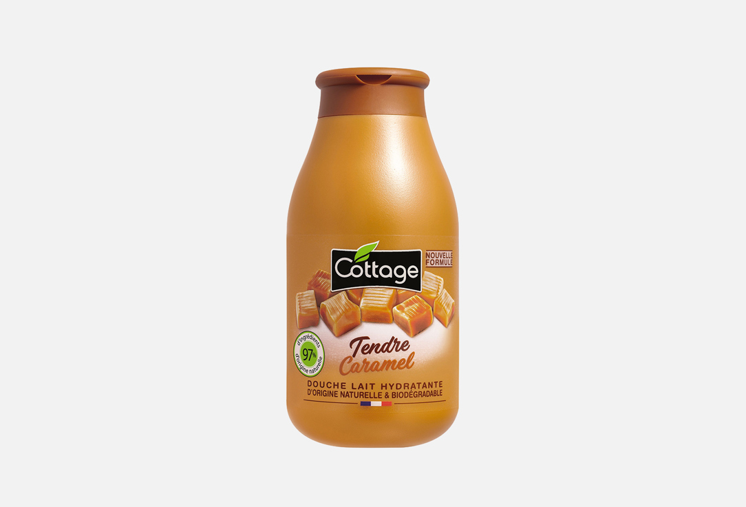 Увлажняющее молочко для душа COTTAGE Sweet Caramel 250 мл молочко для волос mielle увлажняющее с авокадо 240 мл