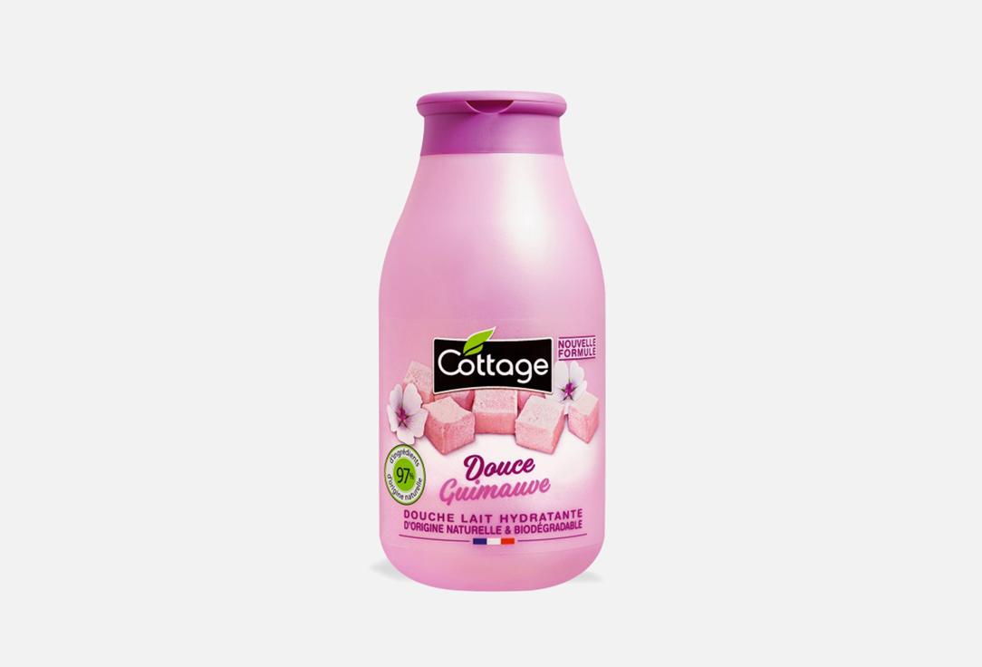 Увлажняющее молочко для душа COTTAGE Сладкий зефир 250 мл молочко для тела cottage smoothie passion 200 мл