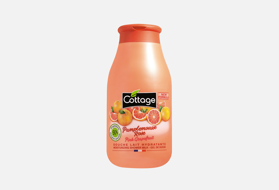 Увлажняющее молочко для душа COTTAGE Pink Grapefruit 250 мл молочко увлажняющее goddess elixir 200 мл размер onesize белый