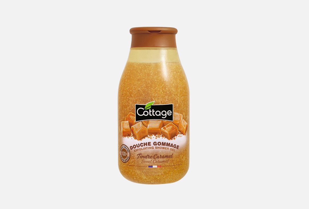 цена отшелушивающий гель для душа COTTAGE Sweet Caramel 270 мл