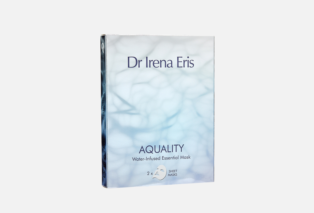 Увлажняющая маска на тканевой основе DR IRENA ERIS Aquality Water-Infused Essential Mask 2 шт dr irena eris питательная и укрепляющая ночная маска circalogy nourishing