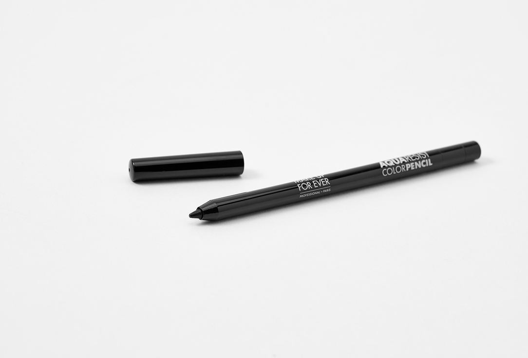 Водостойкий карандаш для глаз Make Up For Ever aqua resist color pencil #1-ГРАФИТ
