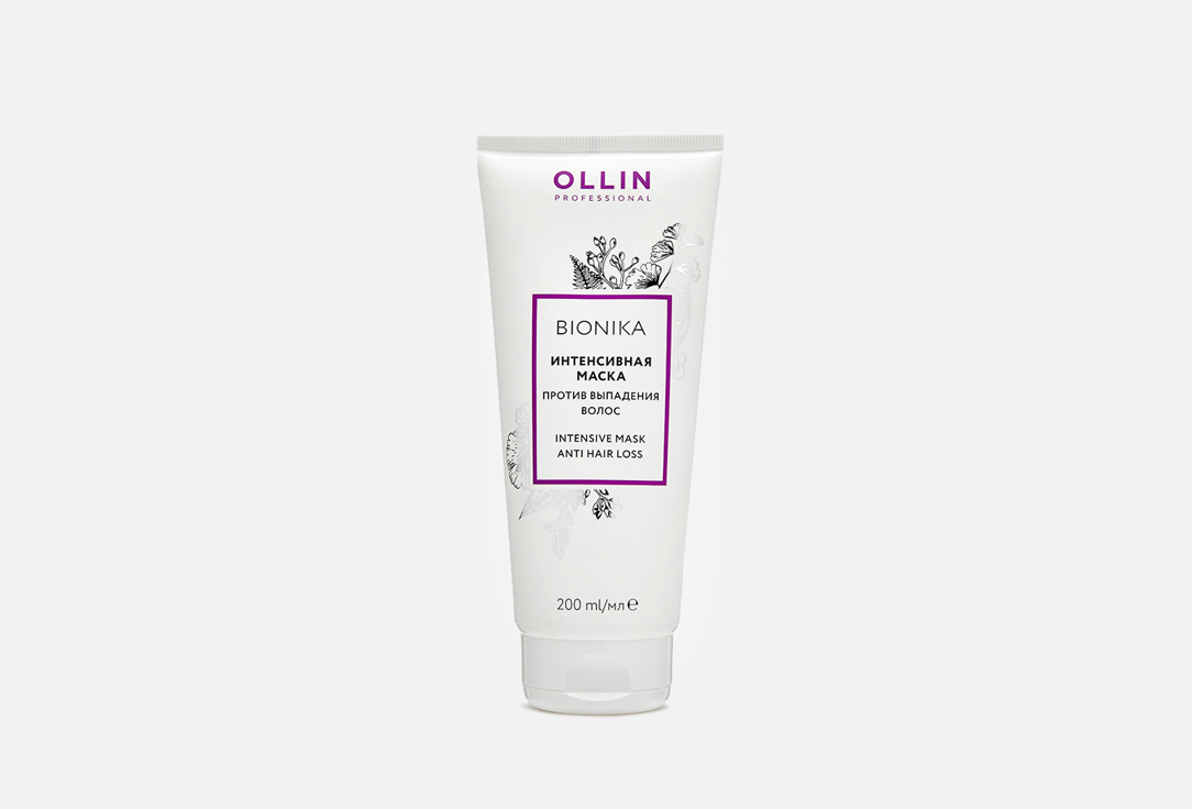 цена Интенсивная маска против выпадения волос OLLIN PROFESSIONAL Intensive mask anti hair loss 200 мл