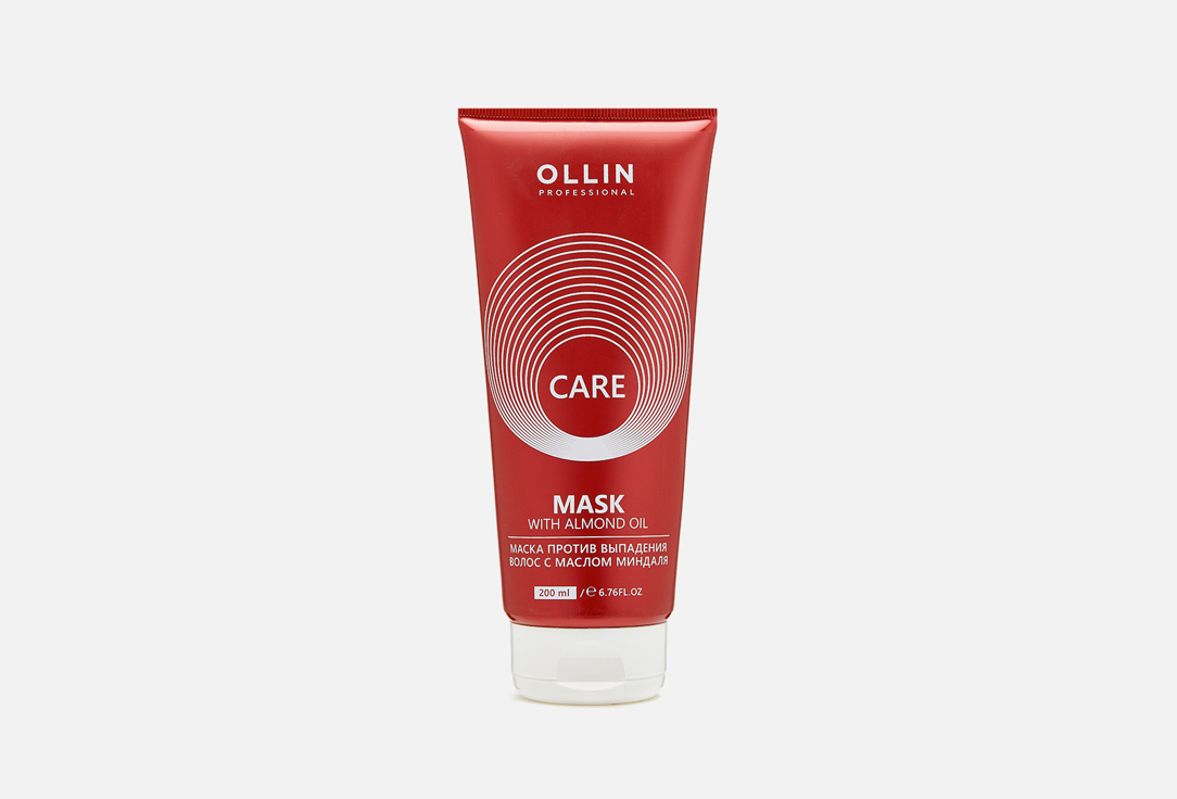 Маска против выпадения волос с маслом миндаля OLLIN PROFESSIONAL Almond oil mask 200 мл ollin care шампунь для против выпадения волос с маслом миндаля 1000мл и маска 500мл