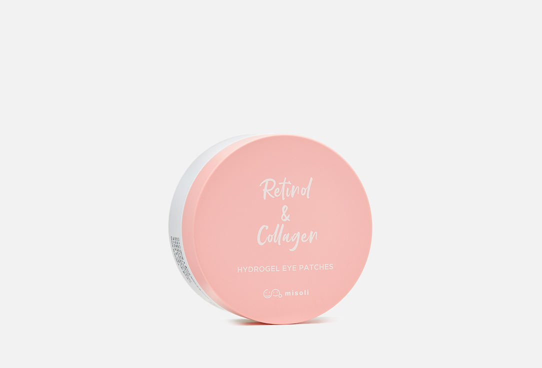 Изображение товара Гидрогелевые патчи с ретинолом и коллагеном MISOLI для глаз 20-30 минут
