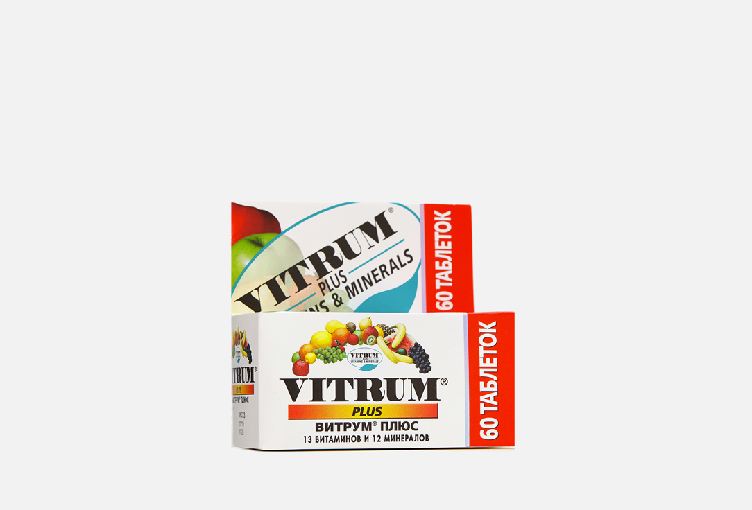 Комплекс витаминов и минералов  Vitrum Plus витамин c, e, b6 в таблетках 