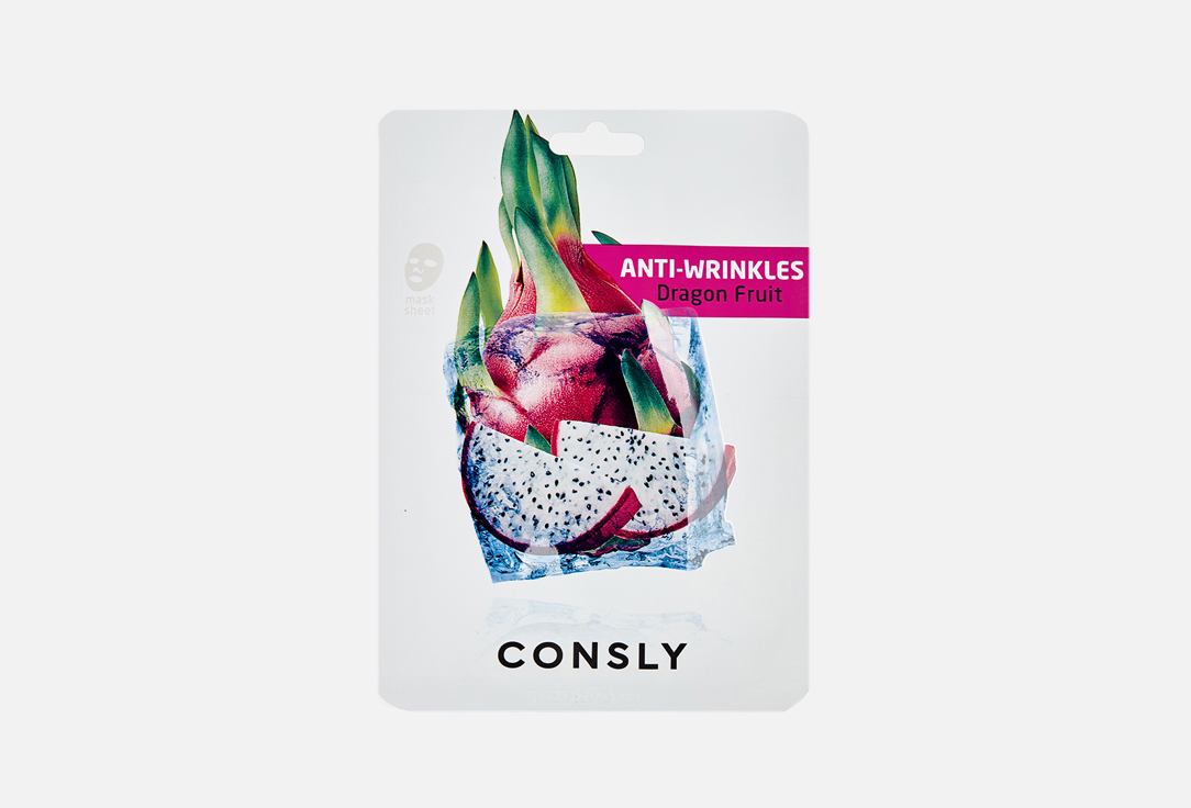 Изображение товара Антивозрастная тканевая маска с экстрактом драгонфрута CONSLY 150мл