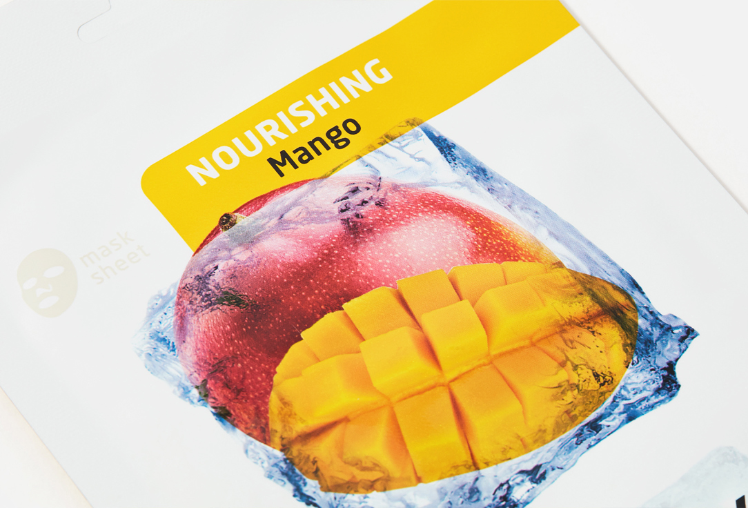 CONSLY Питательная тканевая маска с экстрактом манго Mango Nourishing Mask Pack