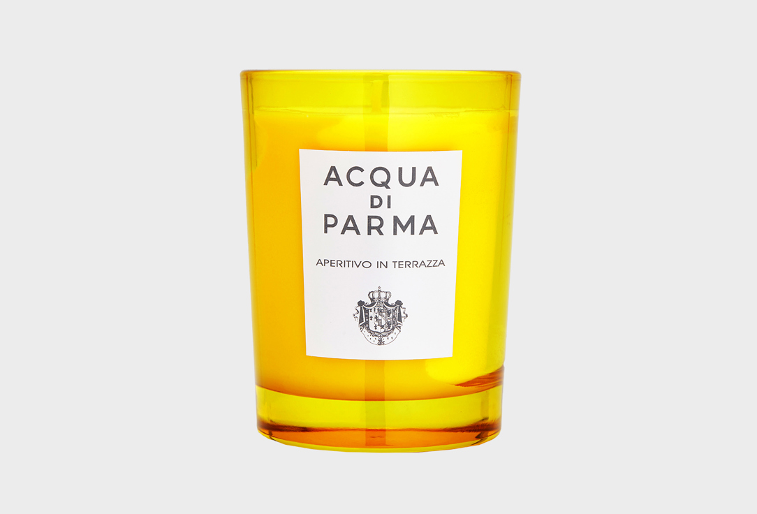 Свеча парфюмированная ACQUA DI PARMA Aperitivo in Terrazza 200 г парфюмированная вода ландыш 100 мл acqua di parma