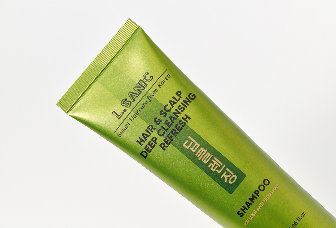 Освежающий шампунь для глубокого очищения волос и кожи головы L.SANIC Hair & Scalp Deep Cleansing Refresh Shampoo 