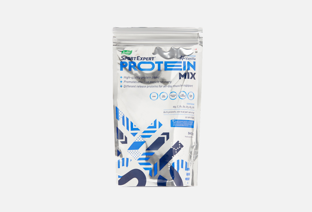 Изображение товара Протеиновый коктейль Эвалар СпортЭксперт Протеиновый коктейль, пакеты по 360 г