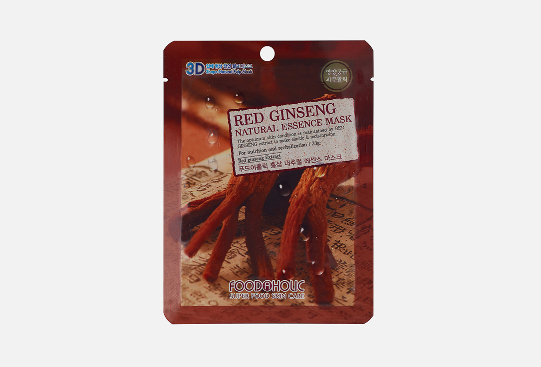 FoodaHolic Маска для лица RED GINSENG