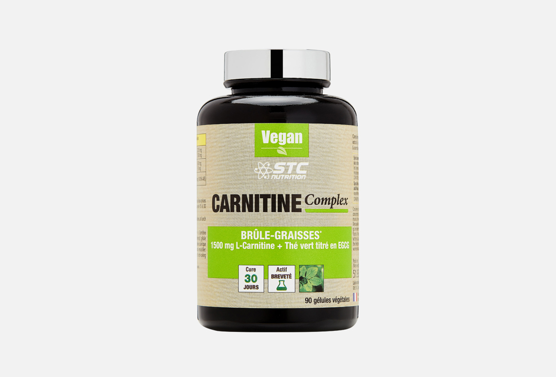 Изображение товара БАД STC Carnitine Complex с женьшенем и витамином B6 для повышения энергии и концентрации