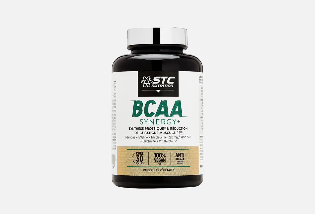 Биологически активная добавка Синергия+-восстановление STC BCAA 120 шт биологически активная добавка laboratories ineldea stc omega 3 vegetal 120 шт