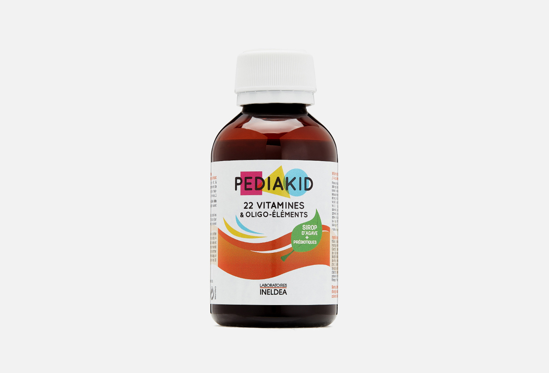 Изображение товара БАД для детей в сиропе PEDIAKID 22 vitamines йод, селен, витамины B, D3, А, Е