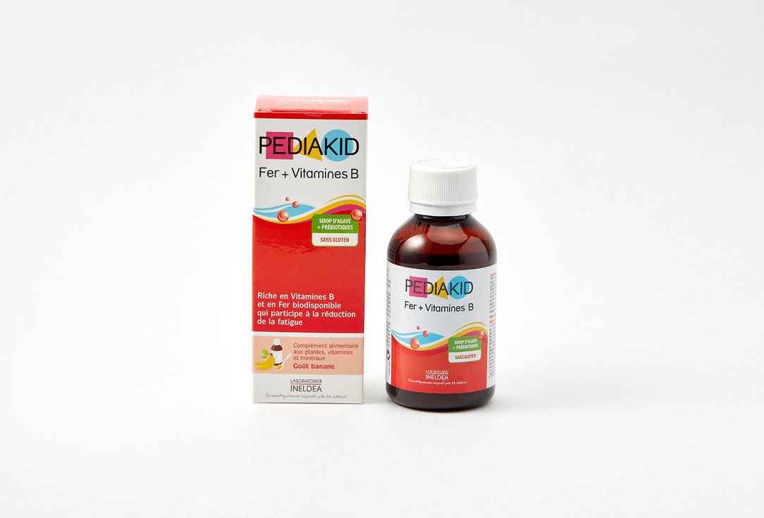 Железо для детей в сиропе PEDIAKID с витамином fer + vitamines b 