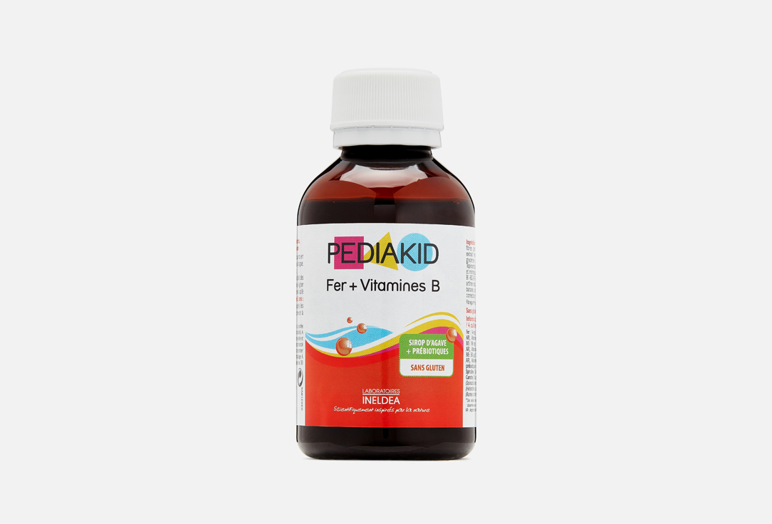 Железо для детей в сиропе PEDIAKID С витамином fer + vitamines b 125 мл картридж барьер железо б 7