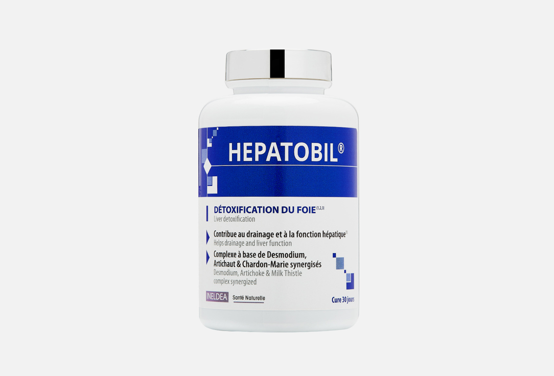 БАД для печени и желчного пузыря INELDEA SANTE NATURELLE Hepatobil артишок, расторопша, десмодиум 90 шт