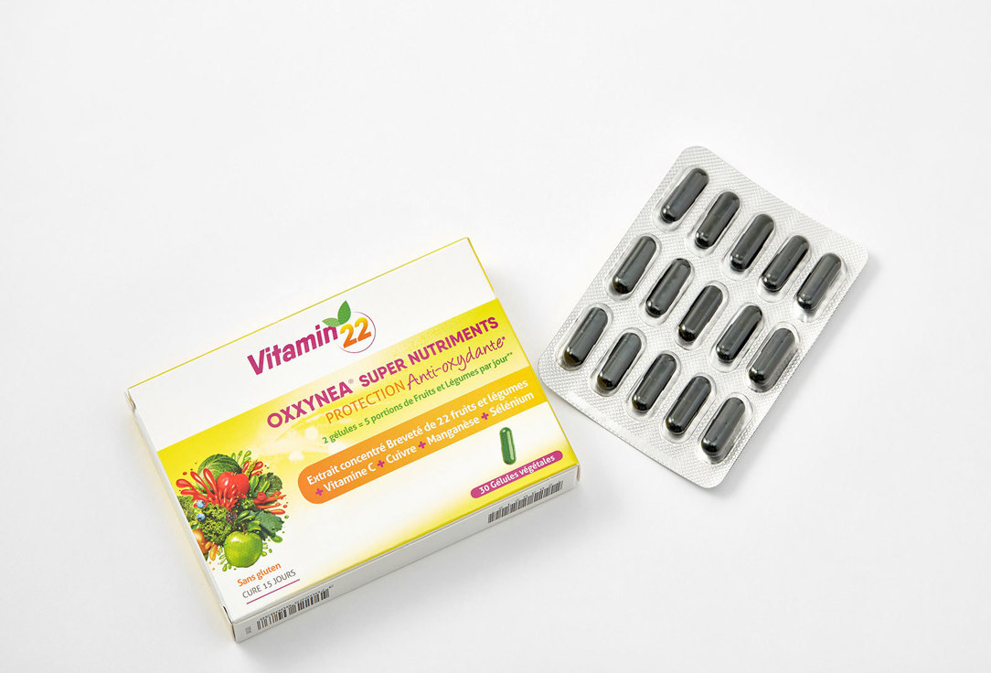 комплекс витаминов для укрепления иммунитета Витамин 22 Oxxynea Super nutriments Витамин C в капсулах 