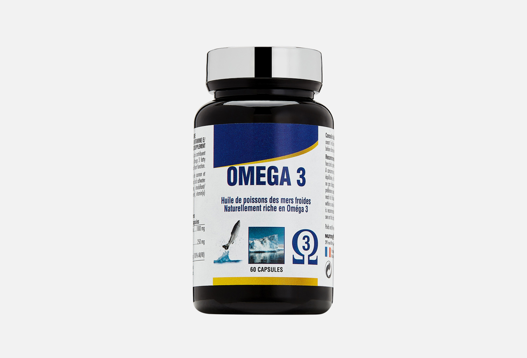 Биологически активная добавка для работы сердечно-сосудистой системы NUTRI EXPERT Omega 3 60 шт биологически активная добавка nutri expert krill algic 45 шт