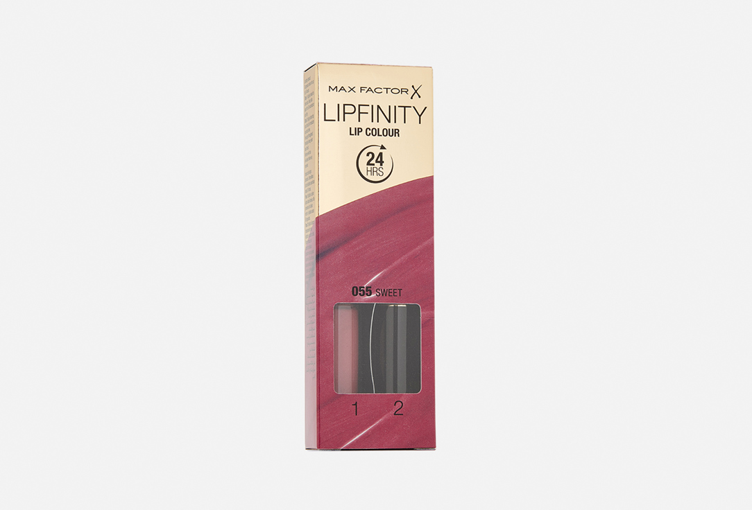 Стойкая губная помада и увлажняющий блеск Max Factor Lipfinity Lip Colour 055