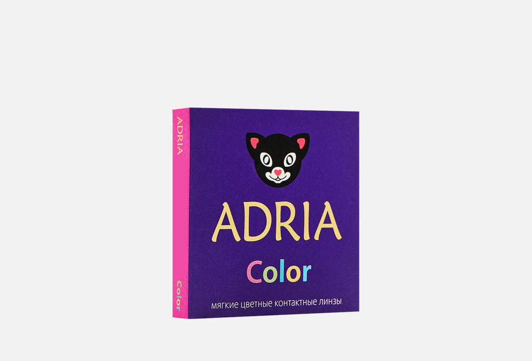 Цветные контактные линзы квартальные Adria Color 2T TRUE SAPPHIRE, BC 8,6, DIA 14,2, 2 шт TRUE SAPPHIRE