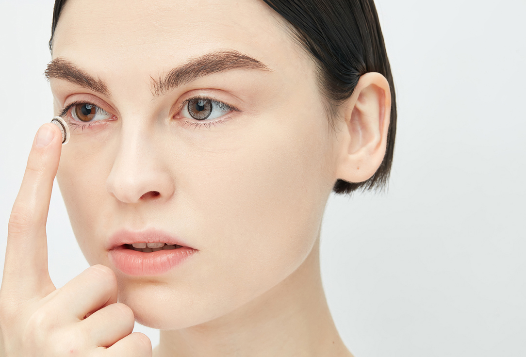 Изображение товара Цветные контактные линзы квартальные Adria Elegant GRAY, BC 8,6; DIA 14,2; 2 шт.