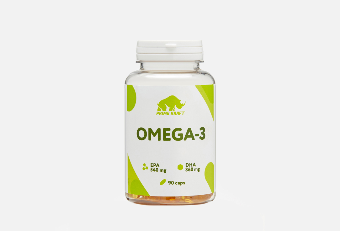 Биологически активная добавка PRIME KRAFT Omega-3 90 шт биологически активная добавка prime kraft complex of vitamins minerals and extracts 90 шт