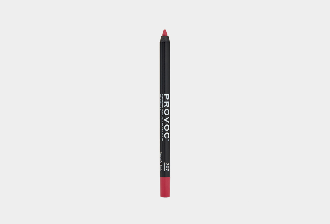 Гелевый водостойкий карандаш для губ  Provoc Semi-Permanent Gel Lip Liner Filler 207