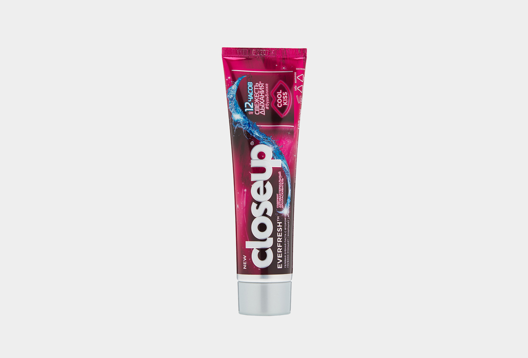 зубная паста с антибактериальным ополаскивателем CLOSEUP Evefresh Cool Kiss 100 мл closeup зубная паста взрывной ментол 100мл 2 шт в наборе