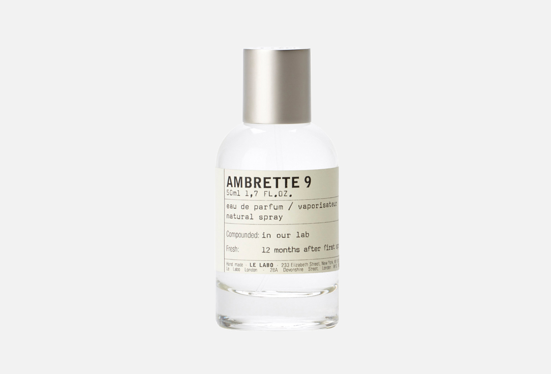 Парфюмерная вода LE LABO Ambrette 9 50 мл свеча парфюмерная le labo figue 15 245 г