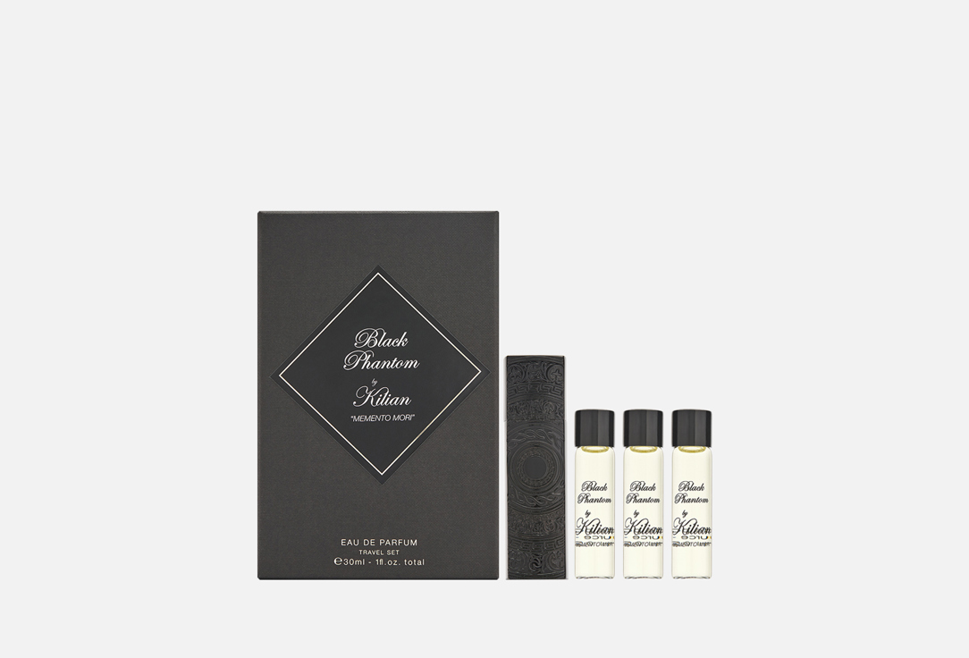 Парфюмерный набор для путешествия KILIAN PARIS Black Phantom Travel Set 4 шт парфюмерная вода женская chateau d or eau de parfum 50 мл