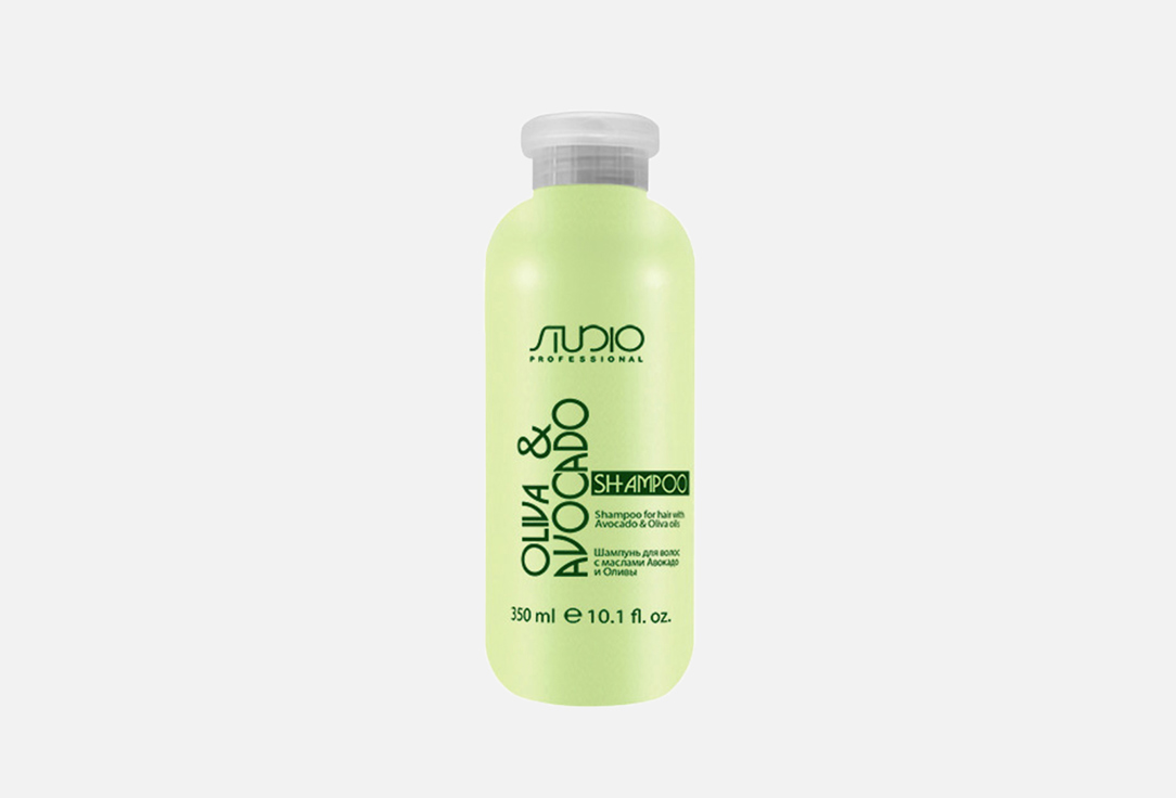 Шампунь для волос с маслами Авокадо и Оливы линии Kapous Hair shampoo with Avocado and Olive oils line Studio Professional 