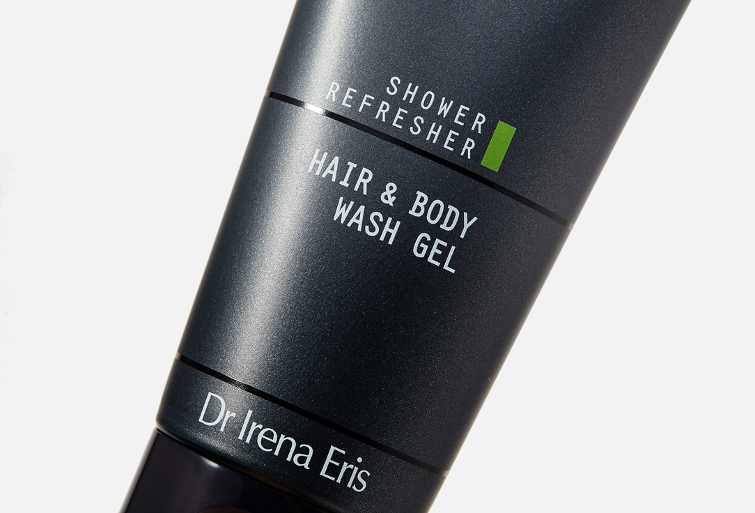 Освежающий гель для очищения тела и волос DR IRENA ERIS Platinum Men Shower Refresher 