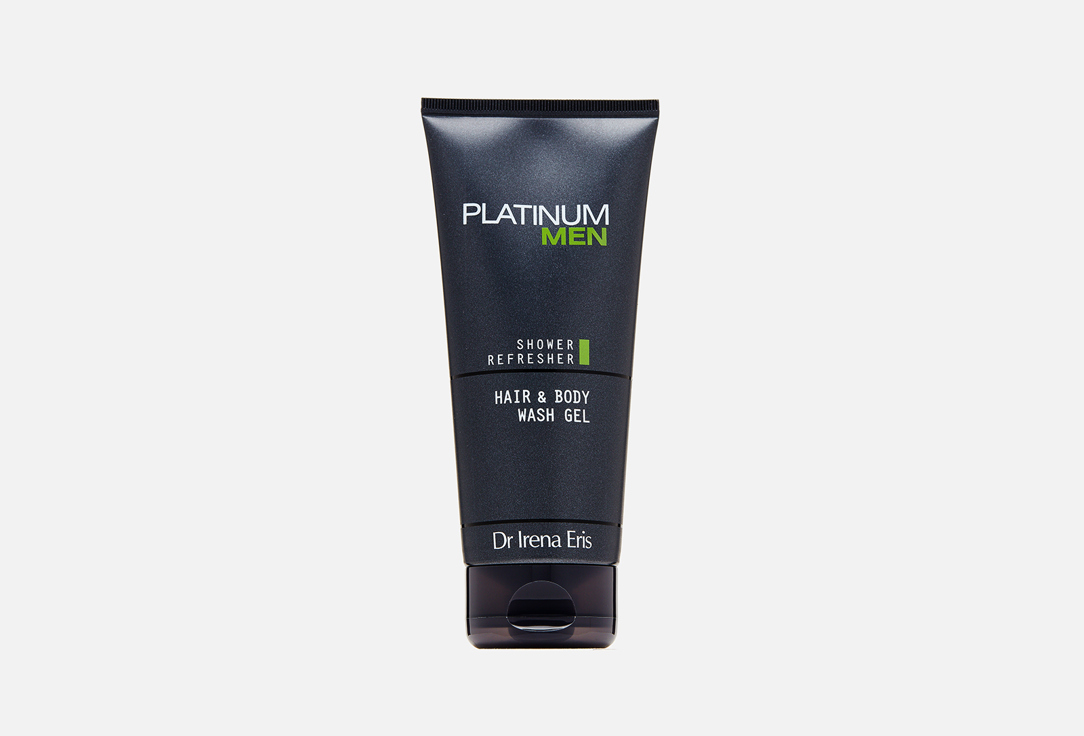 Освежающий гель для очищения тела и волос DR IRENA ERIS Platinum Men Shower Refresher 