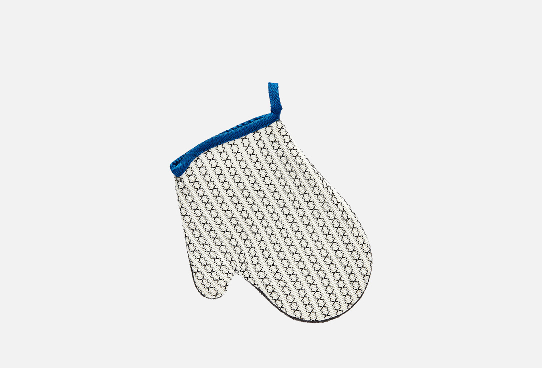 Мочалка-рукавица для тела BEAUTY FORMAT CHARCOAL SERIES 1 шт beauty format мочалка синтетическая шар гофре ярко синий