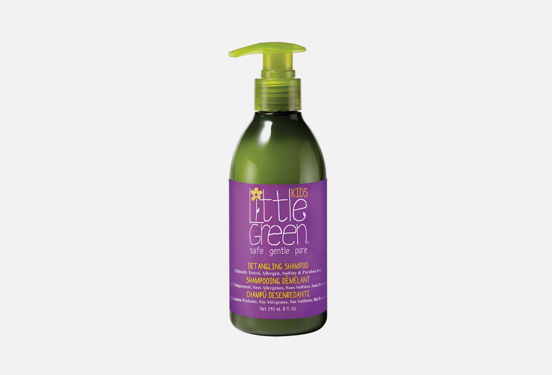 Шампунь для облегчения расчесывания от 12 месяцев LITTLE GREEN KIDS Detangling Shampoo 240 мл little green kids detangling shampoo 8 oz 240 ml